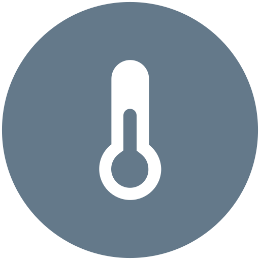 temperatura Vector Stall Flat ikona