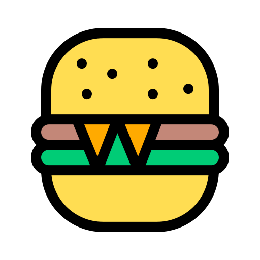 burger Generic Outline Color icon