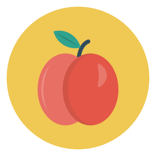 Apricot Vector Stall Flat icon