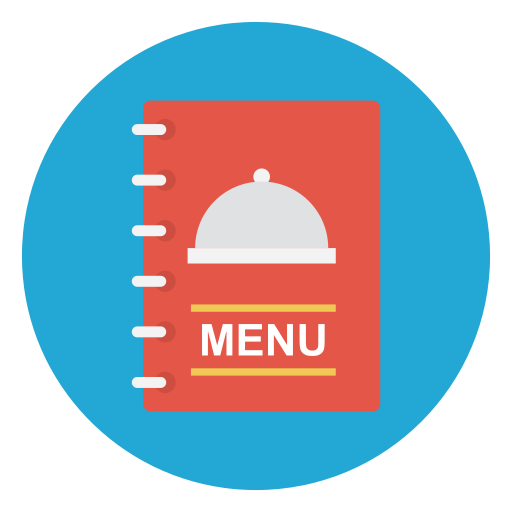 menu Vector Stall Flat ikona