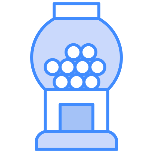 máquina de chicles Generic Blue icono