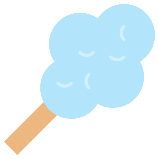 Cotton candy Generic Flat icon