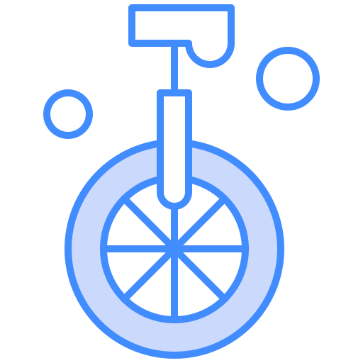 monocykl Generic Blue ikona