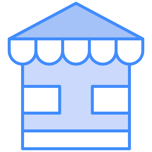 Ticket office Generic Blue icon