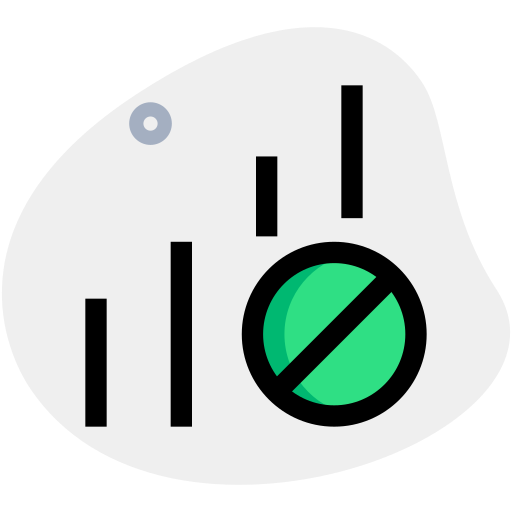 No signal Generic Rounded Shapes icon