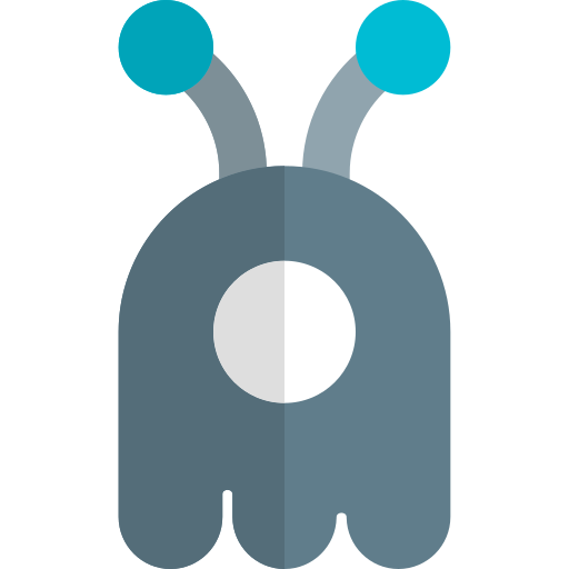 Extraterrestrial Pixel Perfect Flat icon