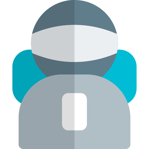 Space suit Pixel Perfect Flat icon