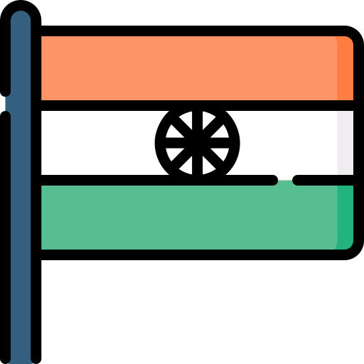 india Special Lineal color icono
