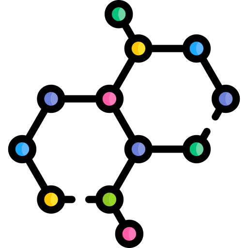 molecola Special Lineal color icona