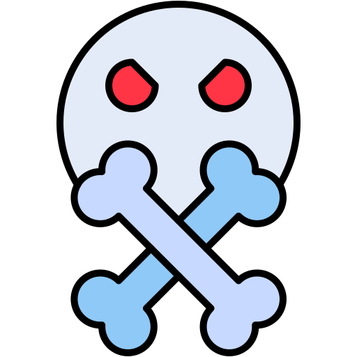Skulls Generic Outline Color icon