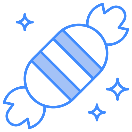 halloween snoep Generic Blue icoon