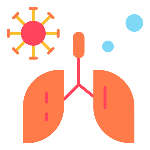 Пневмония Generic Flat иконка