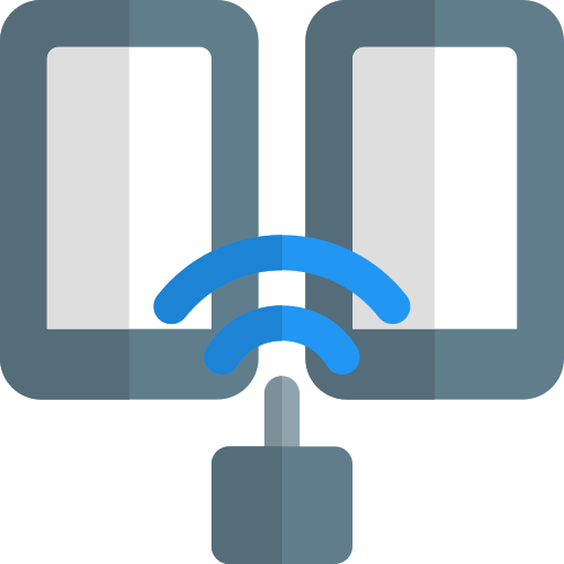 Wireless connectivity Pixel Perfect Flat icon