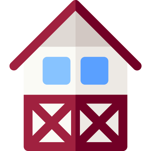 huis Basic Rounded Flat icoon