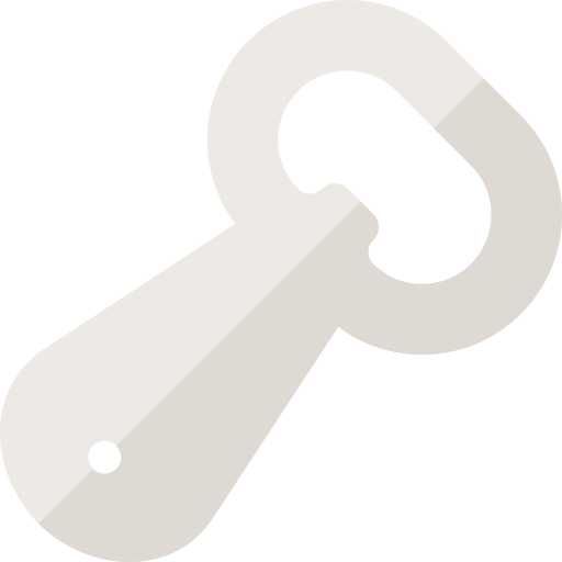 Bottle opener Basic Rounded Flat icon