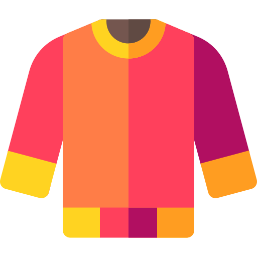 스웨터 Basic Rounded Flat icon