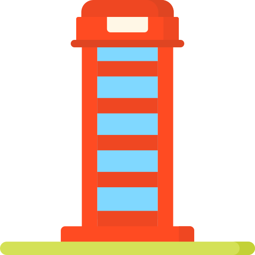 Telephone box Special Flat icon