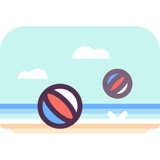 bola de praia Special Meteor Lineal color Ícone