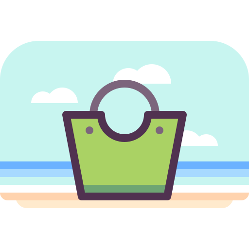 bolsa de playa Special Meteor Lineal color icono