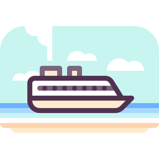 Cruise ship Special Meteor Lineal color icon