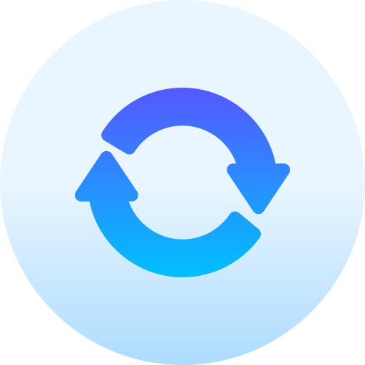 actualizar Basic Gradient Circular icono