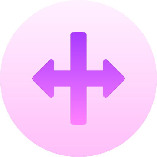 Scale Basic Gradient Circular icon
