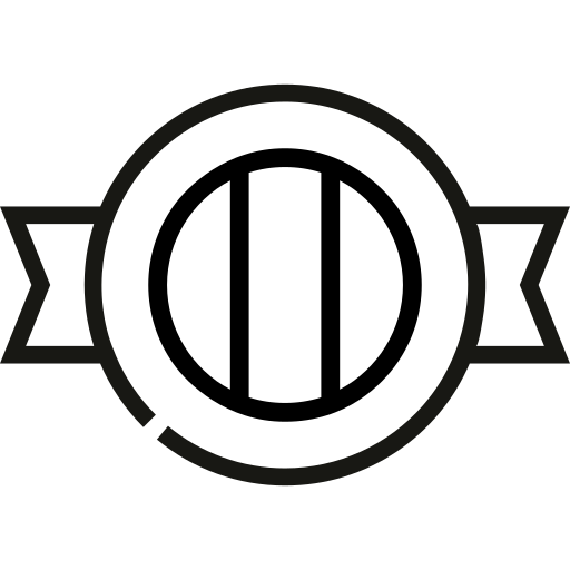 odznaka Detailed Straight Lineal ikona