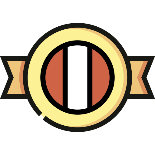 odznaka Detailed Straight Lineal color ikona