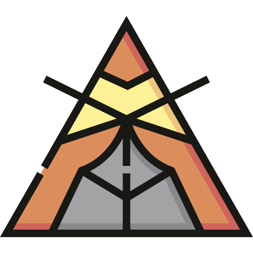 Teepee Detailed Straight Lineal color icon