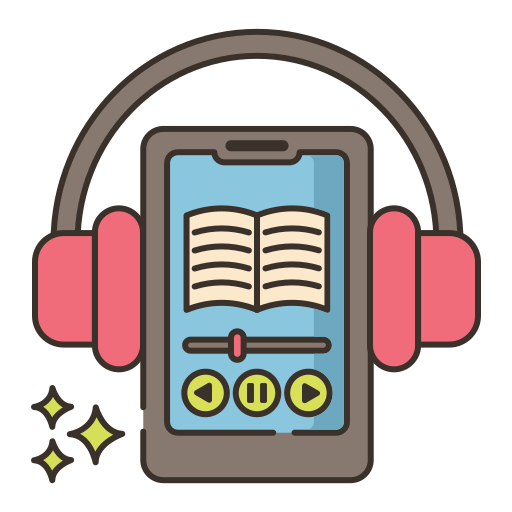 Audio book Flaticons Lineal Color icon