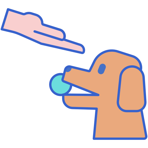 perro Flaticons Lineal Color icono