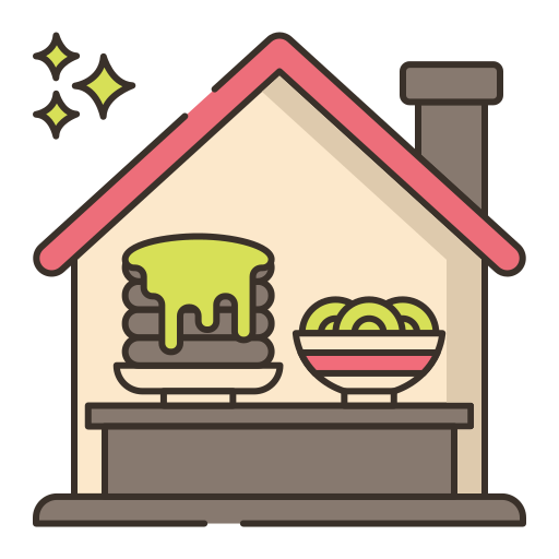 food-schaufenster Flaticons Lineal Color icon