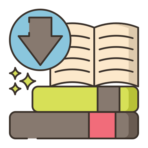 ebook Flaticons Lineal Color icon
