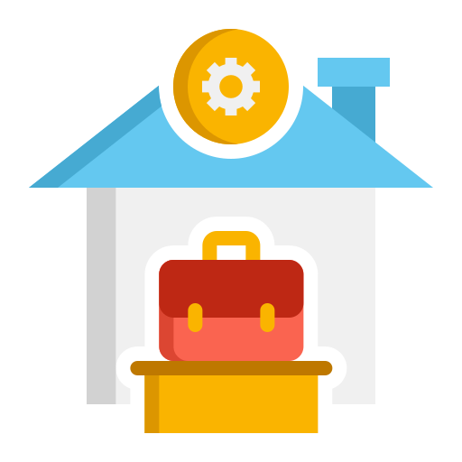 Work from home Flaticons Flat icon