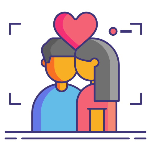 beso Flaticons Lineal Color icono