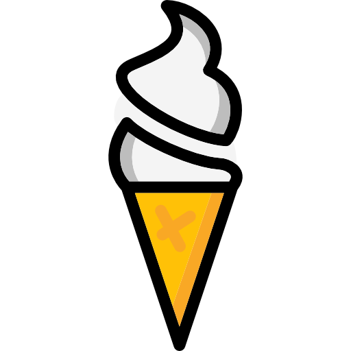 helado Basic Mixture Lineal color icono