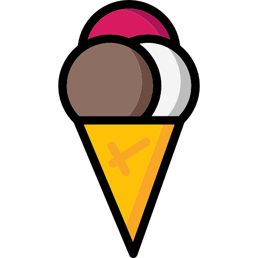 crème glacée Basic Mixture Lineal color Icône