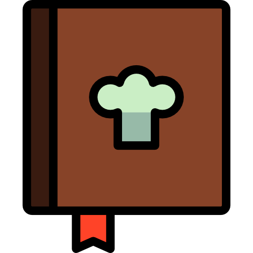 libro de cocina Special Lineal color icono