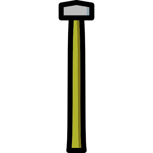martillo Basic Mixture Lineal color icono