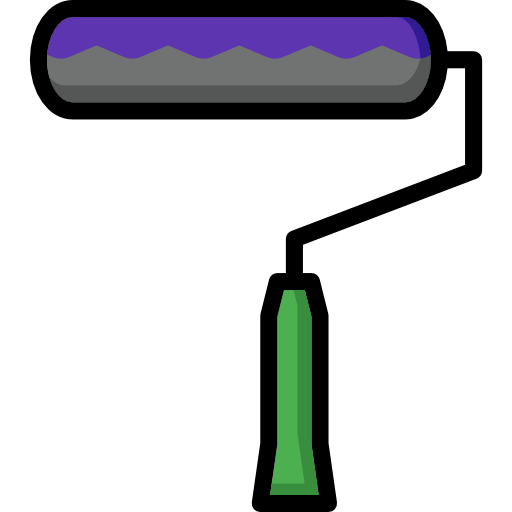rodillo Basic Mixture Lineal color icono