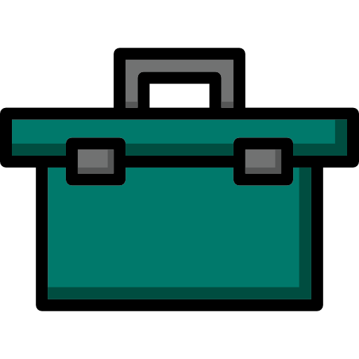 caja de herramientas Basic Mixture Lineal color icono