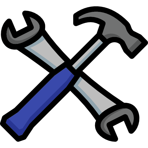 hammer Basic Mixture Lineal color icon