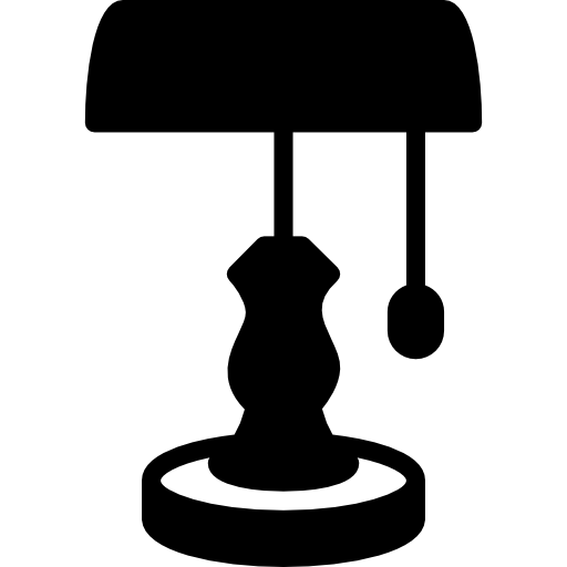 lâmpada de mesa Basic Mixture Filled Ícone