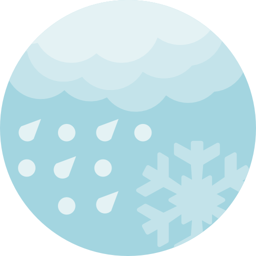Snowy Roundicons Circle flat icon