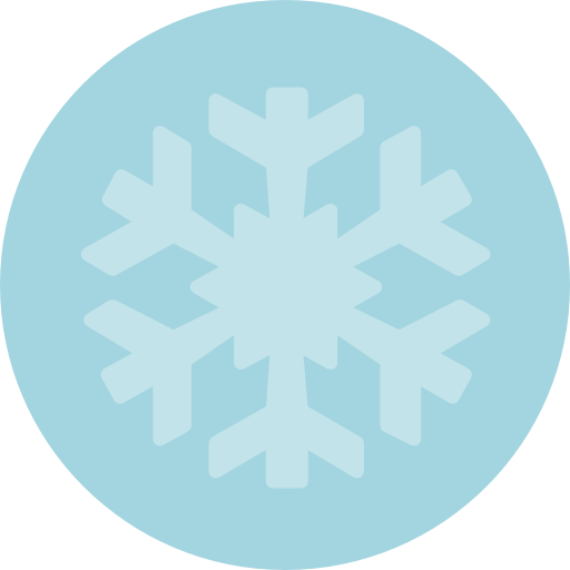 Śnieżny Roundicons Circle flat ikona
