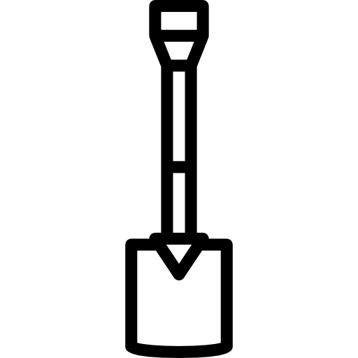 シャベル Basic Mixture Lineal icon