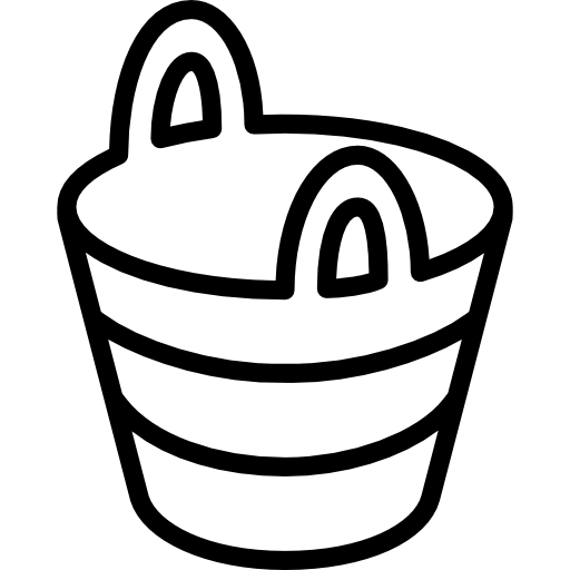 Bucket Basic Mixture Lineal icon