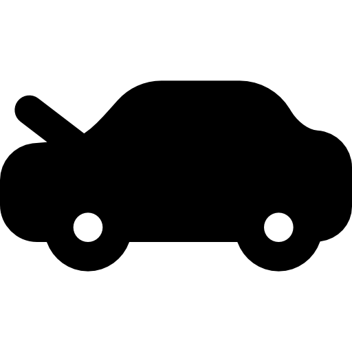 Car Basic Black Solid icon