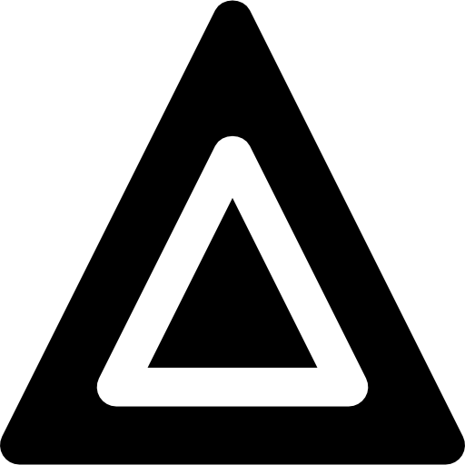 Warning Basic Black Solid icon