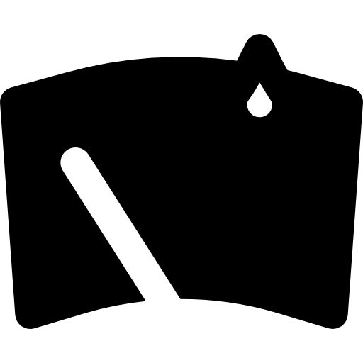 parabrisa Basic Black Solid Ícone